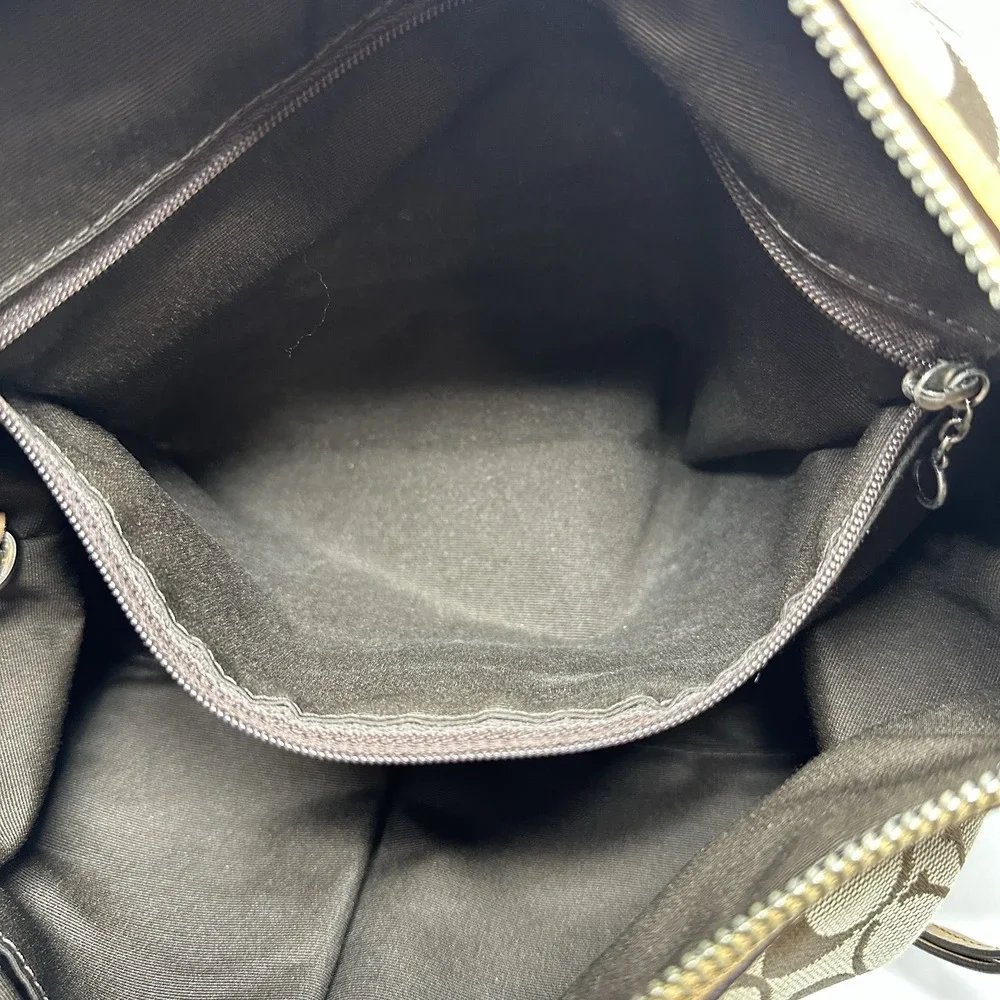 Coach signature hobo